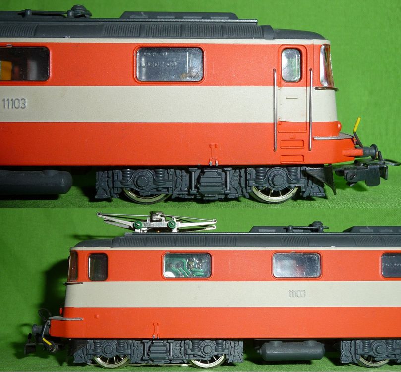 HAG Re 4/4 II 11103 Swiss-Express OHNE SBB-Schriften keine L (Gebraucht ...