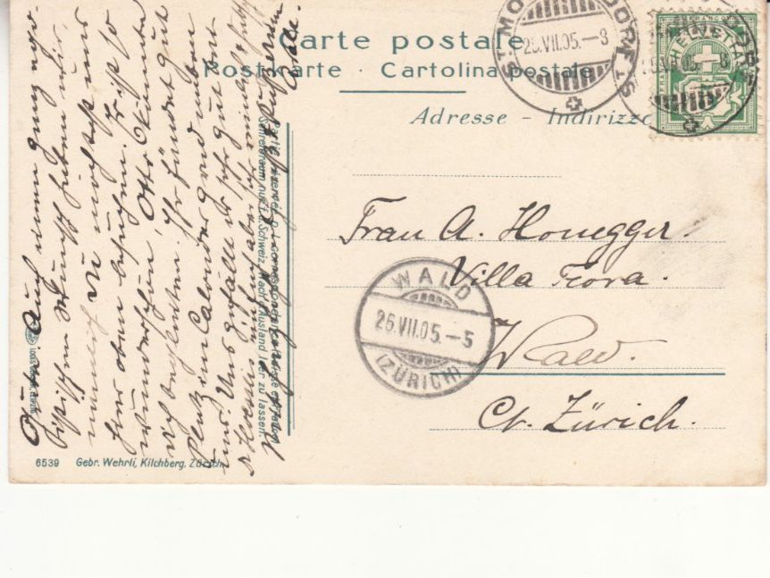 Cartoline postali: St. Moritz 1905 – Usato da Bürglen TG venduto da StampGraf 1