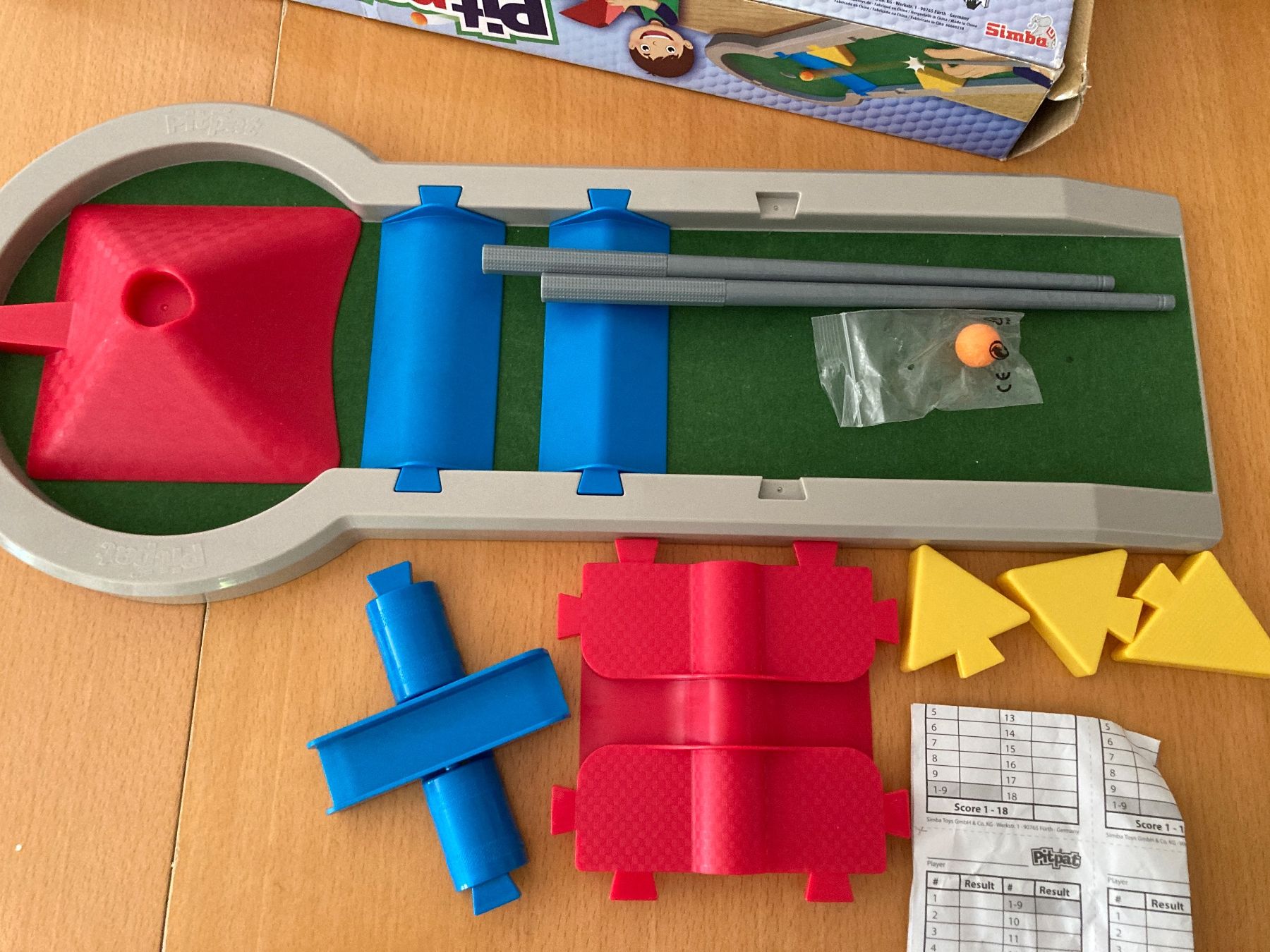 Spiele: Pit Pat Tisch-Minigolf von Simba – Gebraucht aus Gelterkinden von froggy80 2