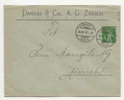 Privatganzsache Danzas Zürich tf