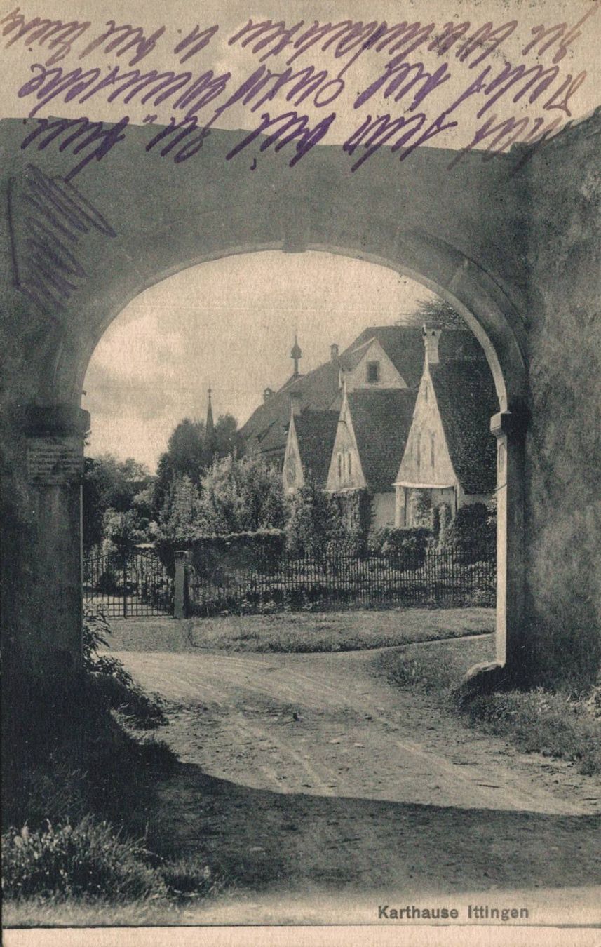 Ansichtskarten: Alte Ansichtskarte Karthause Ittigen mit Stempel 1910 – Gebraucht aus Luzern von Kartenansicht