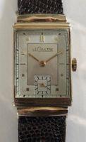 LeCoultre Tank - Art Déco - YGF gelbvergoldet - 50/60er Jahr