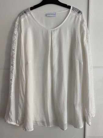 Judith Williams Bluse mit Spitze, Grösse 42/44