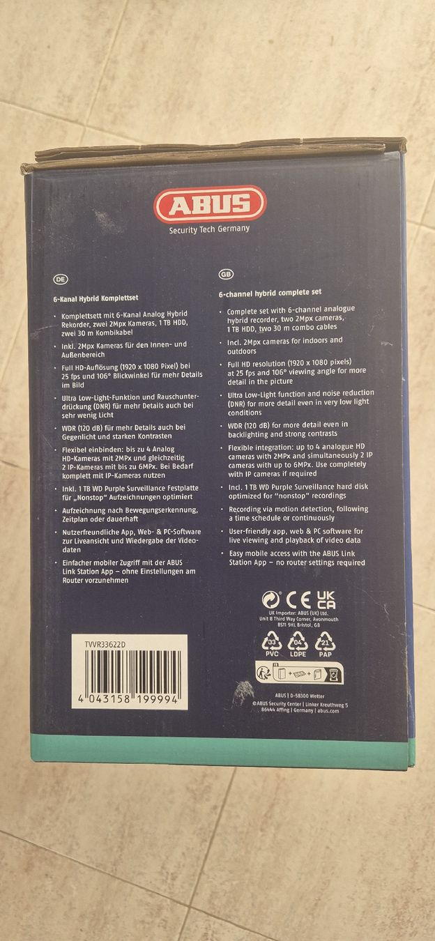 Abus Sistemi d'allarme: ABUS Komplettpaket *** NEU *** – Nuovo e nell'imballaggio originale da Liestal venduto da Diego10 2