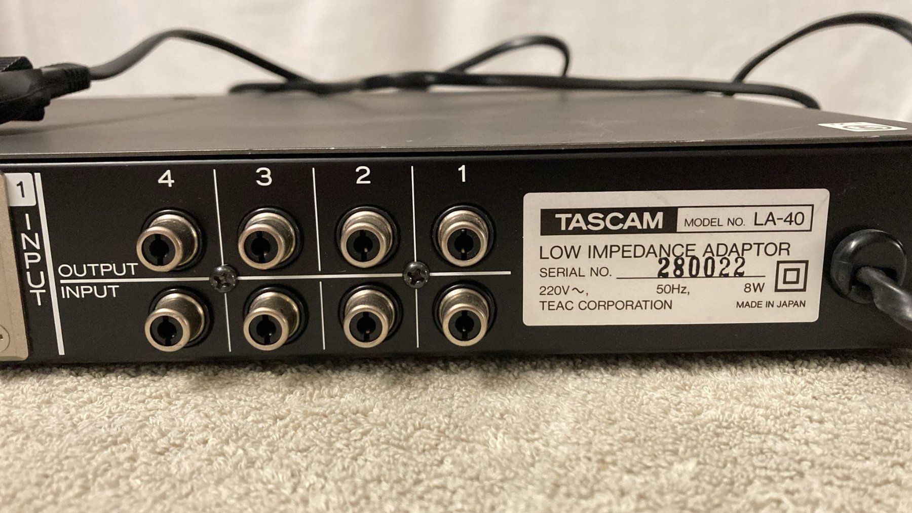 Tascam Convertitori: Tascam-LA40 Konverter – Usato da Dietikon venduto da Rima57 7