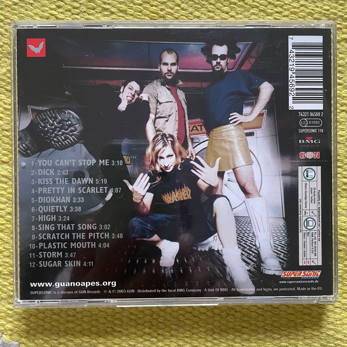 CD: GUANO APES-WALKING ON A THIN LINE – Usato da Rorschacherberg venduto da CD-Roli 1