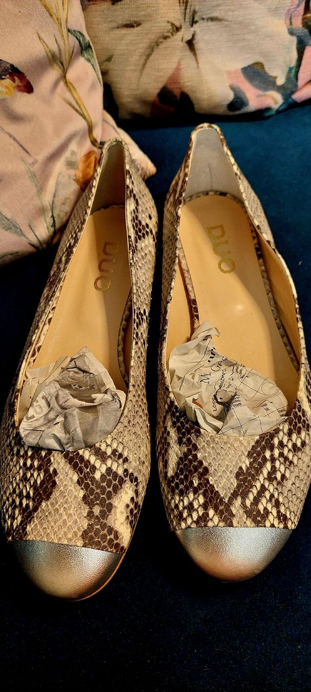 Damenschuhe: Leder Ballerina – Gebraucht aus Safenwil von fra_t5c9