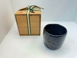 Teeschale Japan Chawan Keramik-  20. Jh. „Raku"