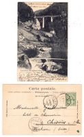 Findelenbach et viaduc du chemin de fer Zermatt-Gornergrat