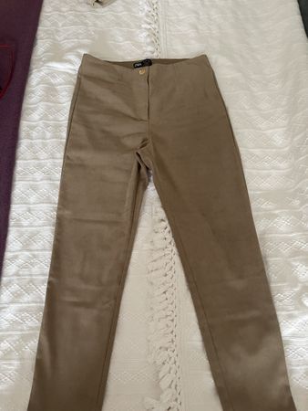 Zara trousers, beige color, size L Great condition.