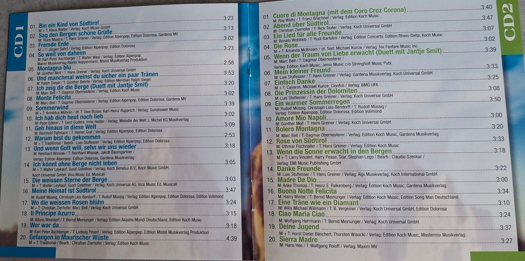 CD: Oswald Sattler - Der Mann aus den Bergen – Usato da Reinach BL venduto da Chela04 2