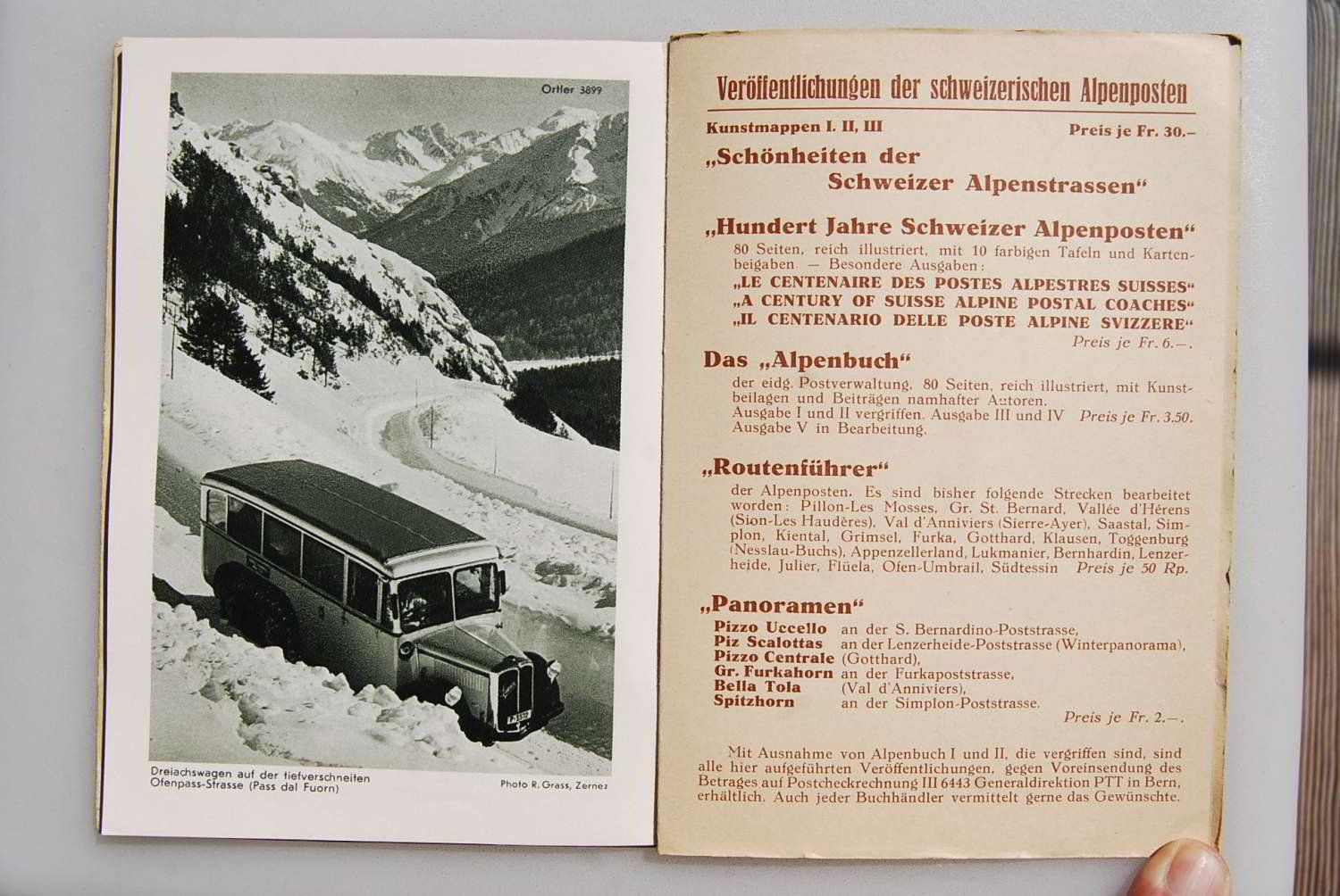 Libri: Ofenberg und Umbrailpass 1936 – Usato da Rüfenacht BE venduto da Toro06 4