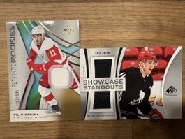 2 x Game Jersey Card Filip Zadina