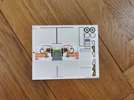 Original Lego Stickerbogen für 7676 Star Wars Gunship
