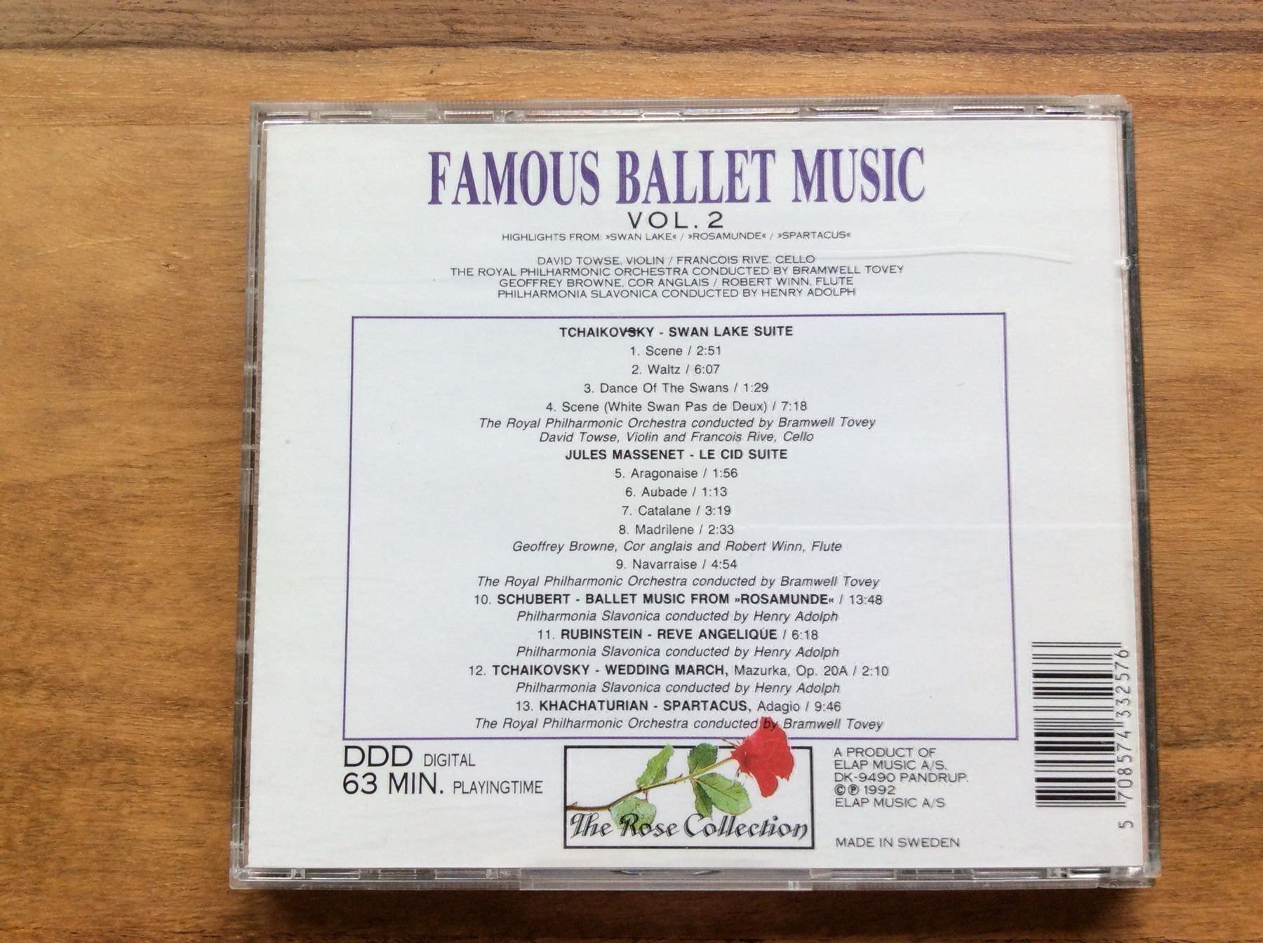 CD: CD Famous Ballet Music Vol. 2 – Usato da Horgen venduto da flyingpenguin2000 2
