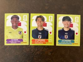 Panini JPN 2, 15, 17 Japan