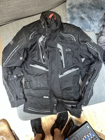 IXS Motorradjacke Schwarz Grösse S