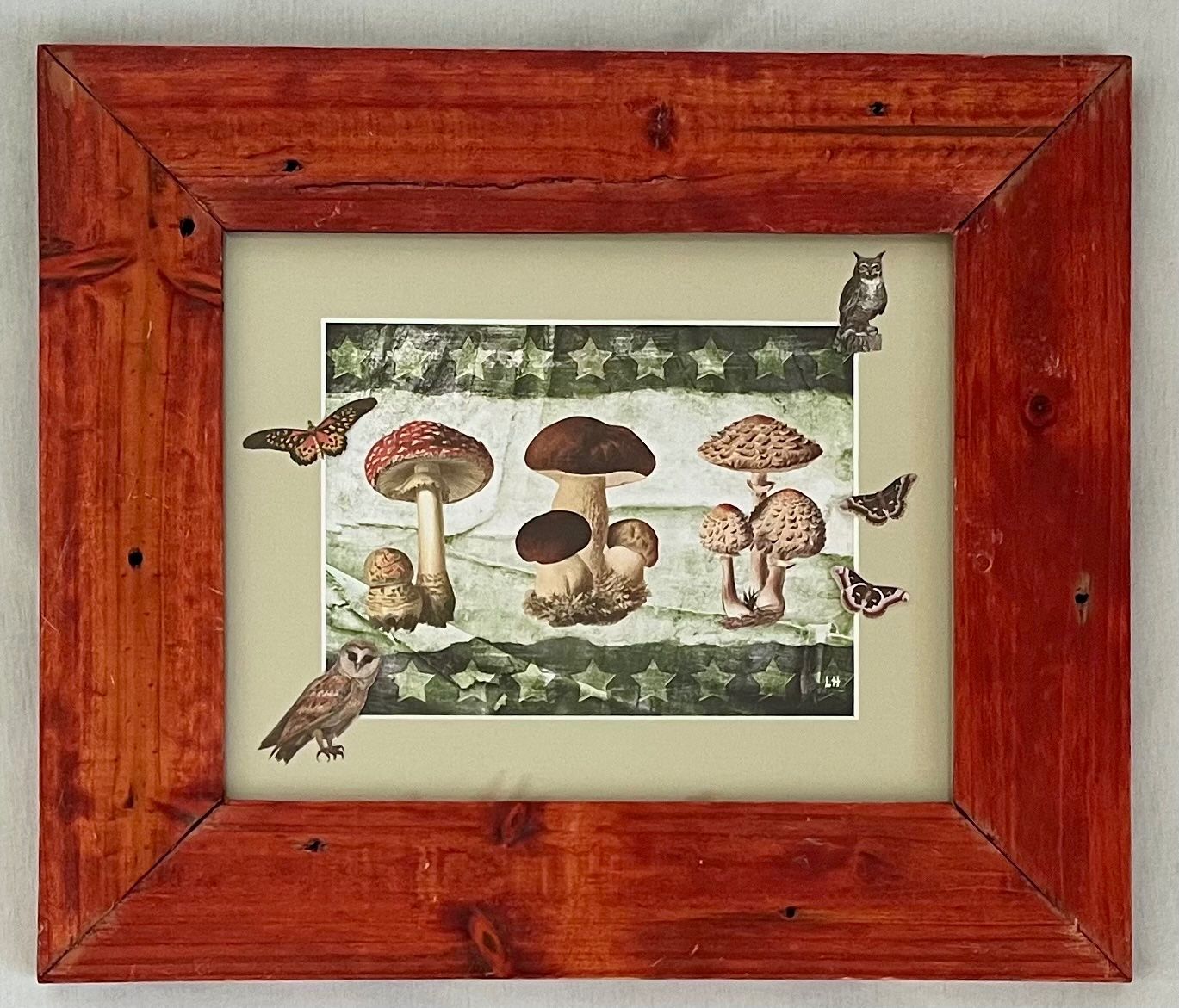 Dipinti: Collage automnal format 31x36 cm – Usato da Le Crêt-p-Semsales venduto da staglione69
