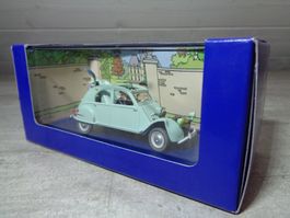 1:43 voiture Tintin collection / Tim & Struppi Citroën 2 CV