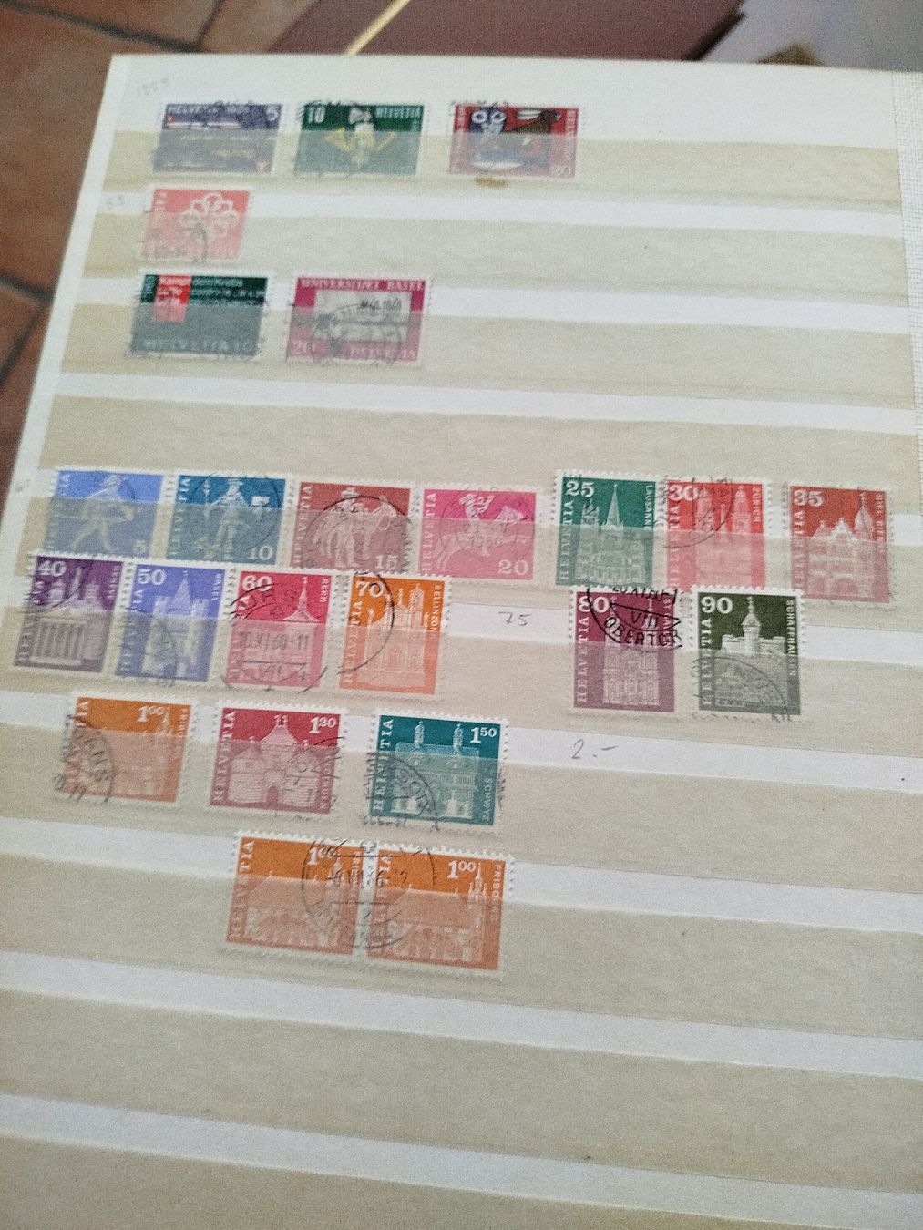 Tutti i francobolli: album de timbres suisses – Usato da Châtel St Denis venduto da Magil71 3