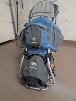 Porte-bébé Deuter Kid Comfort II bleu/gris bon état
