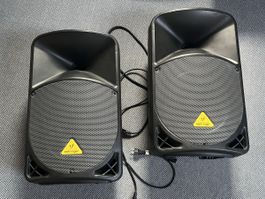 2x Behringer Eurolive B112D PA Speakers