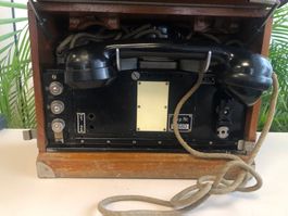 Feldtelefon Schweizer Armee ! Modell 1947 !