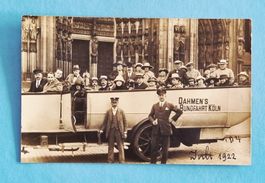 Köln - Dahmens Rundfahrten mit offenem Cabrio Bus 1922