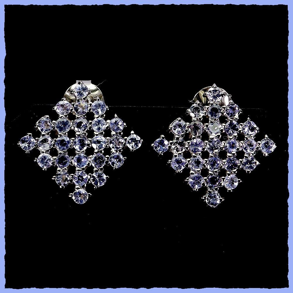 Orecchini pendenti & Orecchini a lobo: ♛ Tansanit Ohrstecker 925 Silber – Nuovo e nell'imballaggio originale da Oberglatt ZH venduto da Hot-Spot 3