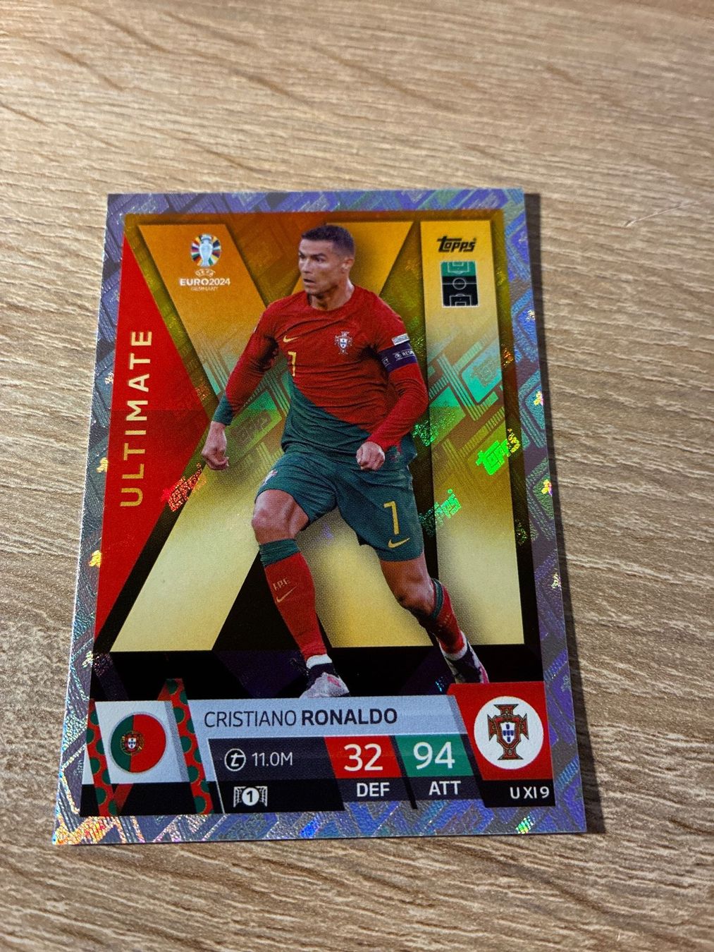 Topps Match Attax EM 2024 Cristiano Ronaldo Ultimate (Nuovo (secondo la ...