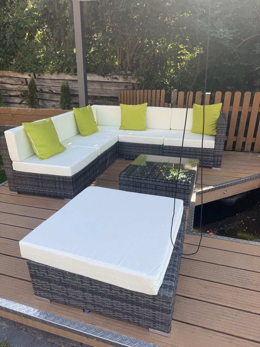 Sofas: Rattan Lounge wie neu – Neu (gemäss Beschreibung) aus Niederscherli von dasbiest
