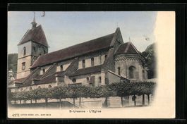 AK St-Ursanne, L'Eglise, 1905