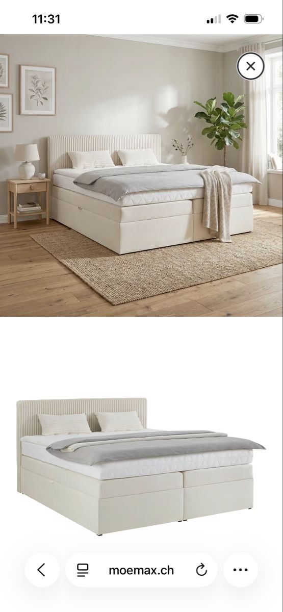 Mömax Betten: Boxspringbett 180x200 – Gebraucht aus Kloten von jiy_mq2s 3