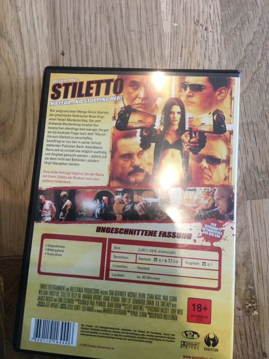 Tutti i DVDs: Stiletto dvd – Usato da Seengen venduto da Predator86 1