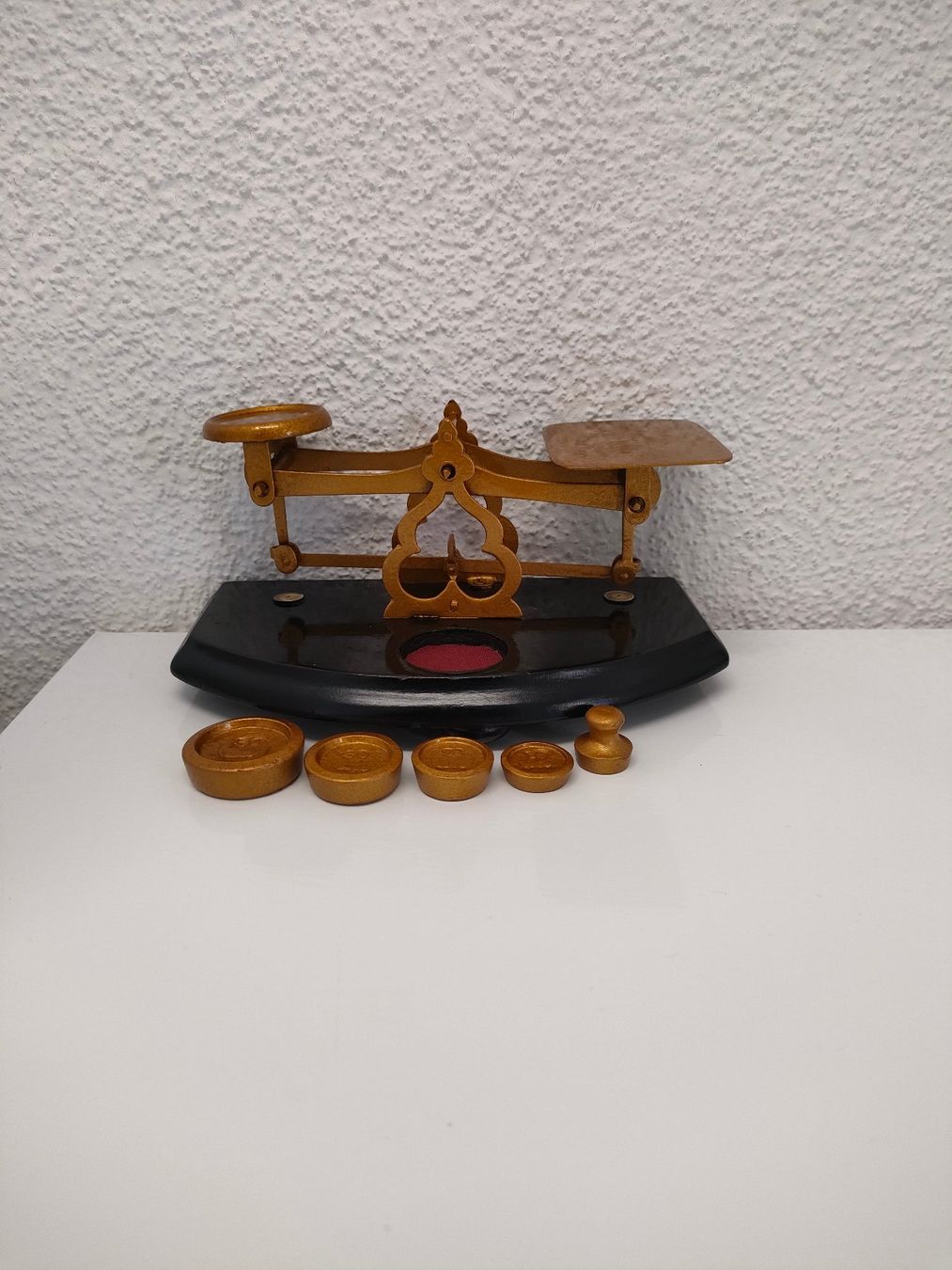 Sonstige Bürotechnik: Wunderschöne Messing Briefwaage goldfarbig – Gebraucht aus Dietikon von Tucumano1981 6