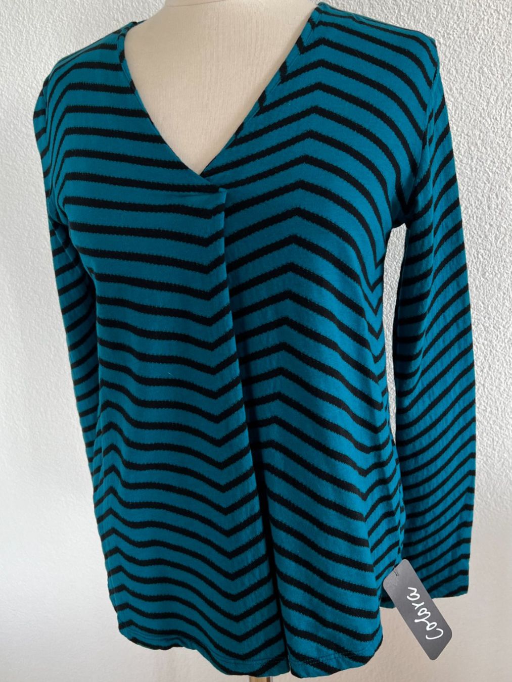 Colora Maglioni & Felpe: Colora Damen Pullover, Gr. S, Petrol/Schwarz, NEU – Nuovo e nell'imballaggio originale da Worb venduto da farben20zauber