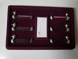 Vintage Messerhalter Enten Design, 6 Stück