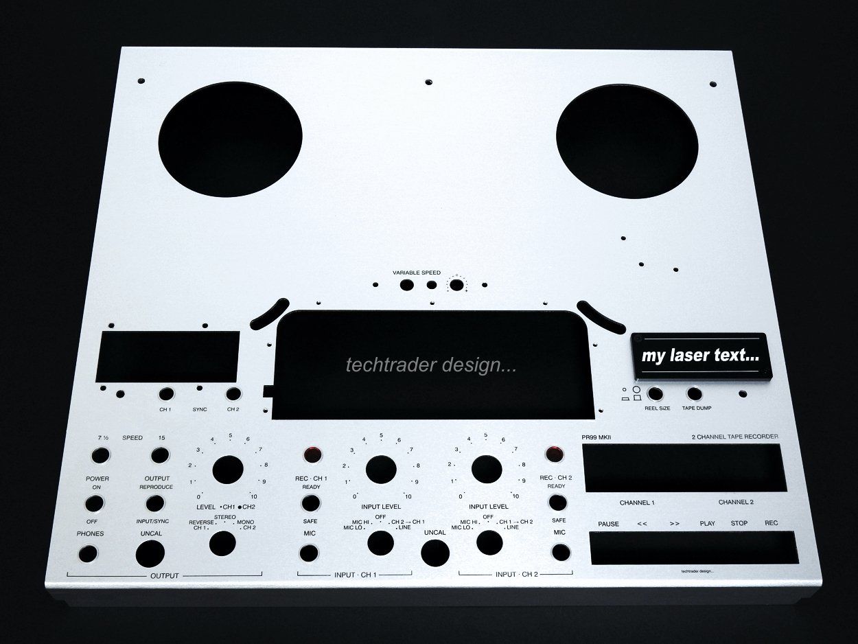 Revox Apparecchi a nastro: Frontpanel - Neuproduktion passend zu ReVox PR99 MKII – Nuovo (secondo la descrizione) da Lohn-Ammannsegg venduto da Techtrading-GmbH 1