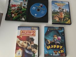 Kinder - DVD Filmpaket 4x DVD für Kinder