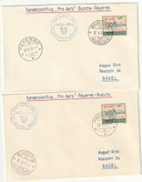 Pro Aero 1941, Flüge Buochs-Payerne und retour an gl. Adress