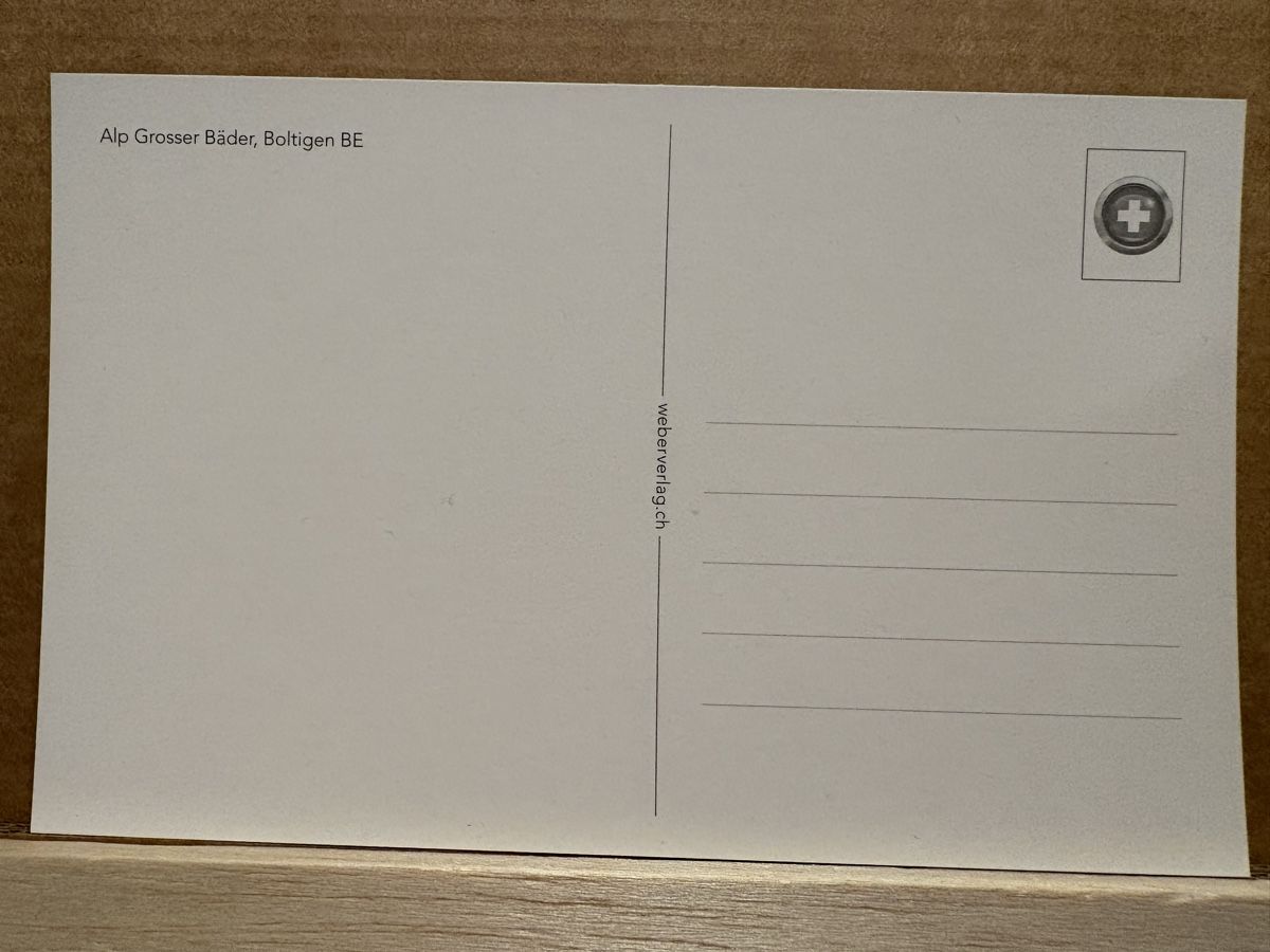 Cartoline postali: AK von Alp Grosser Bäder Boltigen – Nuovo (secondo la descrizione) da Rümlang venduto da Kartenpost1 1