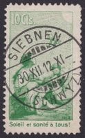 1912, Vorläufer II, Vollstempel SIEBNEN SZ, Kat: 700.- + Att
