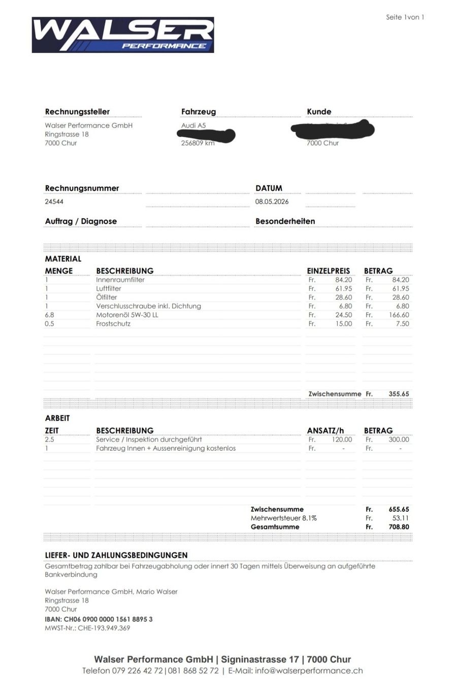 Audi Autos: Audi A5 3.0 quattro s-line – Gebraucht aus Arosa von sas_t6bj 6