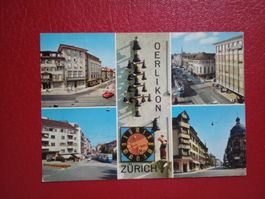 Oerlikon Zürich mehrbildrig Stadtpartien 1978 mit Tram