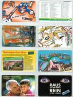 8 Telefonkarten Deutschland S-Serie 1993