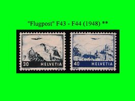 "Flugpost" F43 - F44 (1948) **