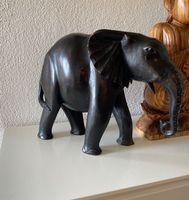 Elefant Elephant Figur Holzskulptur Vintage Deko 15 Kg 50cm