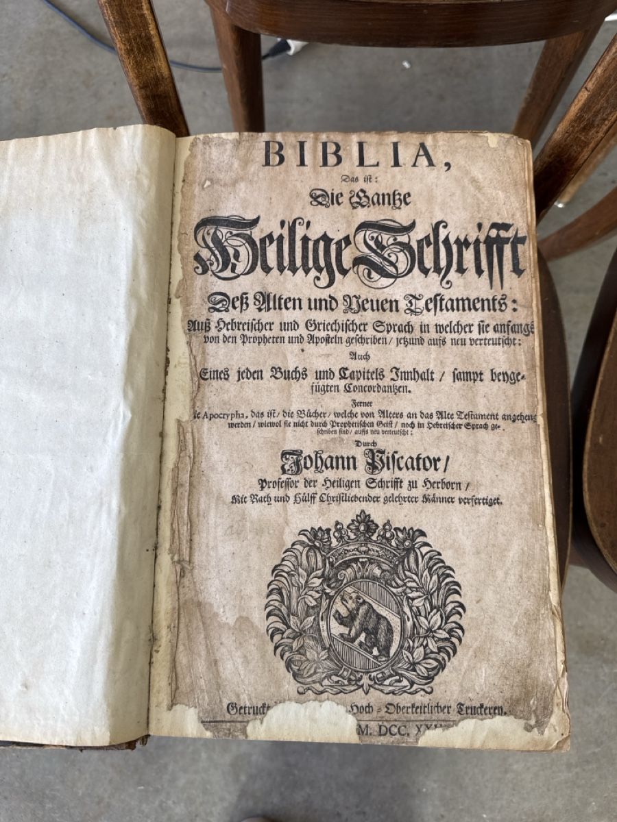Libri: Antike Bibel Bern 1728 – Usato da Pfäffikon SZ venduto da Brocki-21