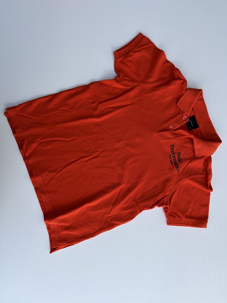 Peak Performance Camicie, T-shirt & Polo: Peak Performance Poloshirt, Orange - Grösse 150 – Nuovo (secondo la descrizione) da Untereggen venduto da bri_6kr8
