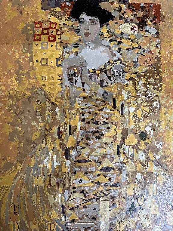 Foto & Immagini: Bild auf Leinwand nachgemalt nach "Gustav Klimt" – Usato da Bern venduto da iksworbmod